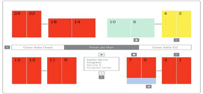 Rho Fiera会場Map