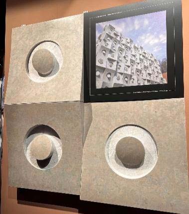 陰影をデザインしたカット 