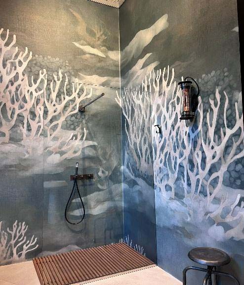 ウォータープルーフ壁紙